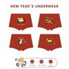 ZYZ Kids A-Class Pure Cotton Cartoon Boxer Briefs – New Year Design