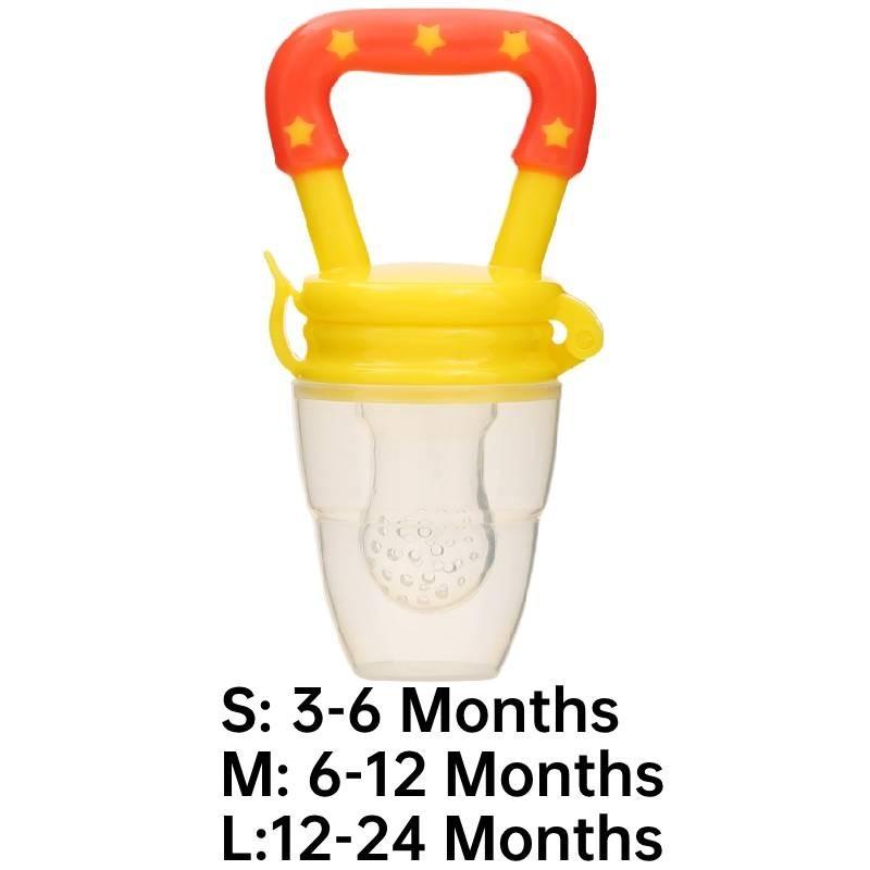 Premium Baby Obst Gemüse Fütterer Schnuller Silikon Beißring für Säuglinge