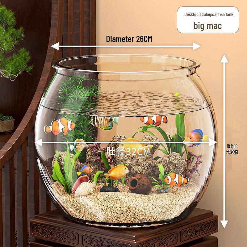 Gureide Runder Anti-Drop Öko-Fischbehälter