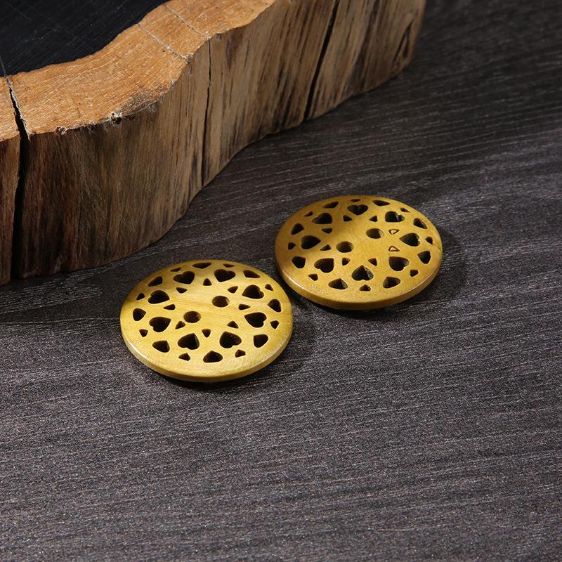 

Винтажные деревянные пуговицы Женская одежда Шерстяное пальто Куртка Круглые пуговицы Аксессуары Детский свитер Кардиган Пуговицы Мужские 2 #beige * 20mm * round