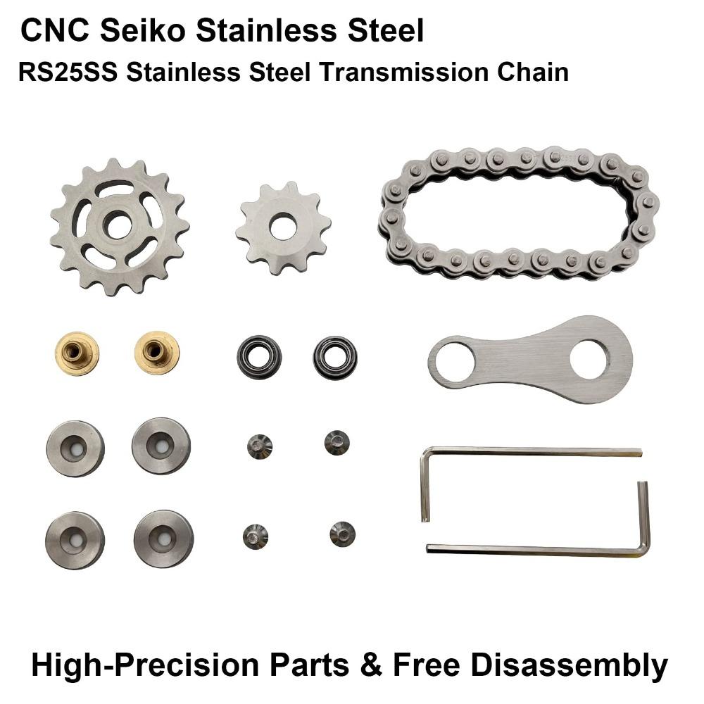 Metal Hand Spinner Chain Gear Metal Fidget Spinner Adult EDC Fidget Toys Focus ADHD Tool Office Stress Relief Toys