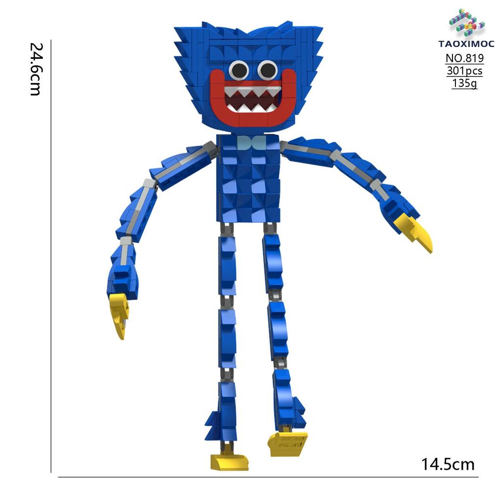 Poppy3 Smiling Critters: Sleepy Cat Building Blocks