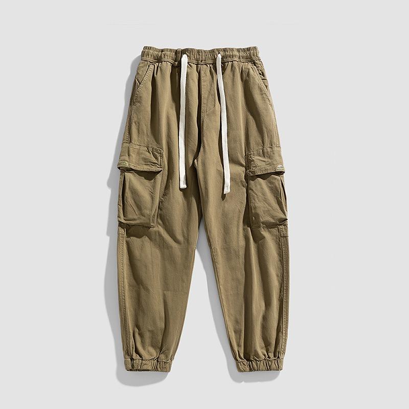 Overalls casual loose men's high-end pants leggings men's high-end high-street trousers sports outdoor men's clothing