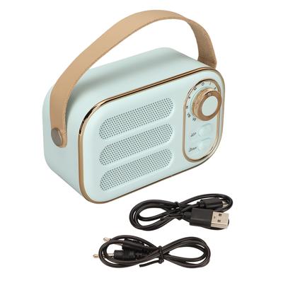 Bluetooth Speaker Stereo HiFi Sound USB Charging Retro Portable Wireless Speaker for Home Travel
