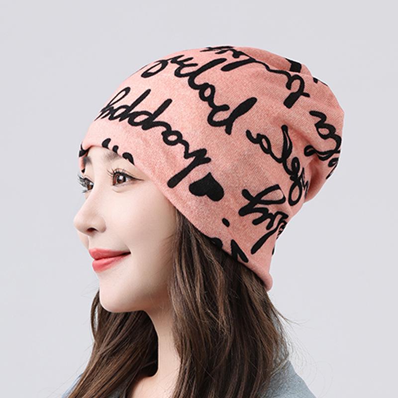Autumn & Winter Multifunctional Double-Layer Twisted Neck Scarf Hat Mask