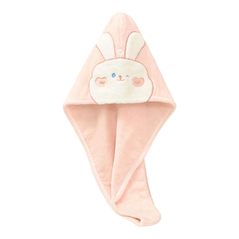 Hair Drying Towel Coral Fleece Turban for Women Fast Absorbent Anti Frizz Coral Fleece Wrap