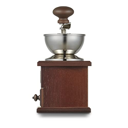 Melitta MJ-0503 Coffee Mill, Hand Grinder, Manual, Wooden, Classic Style, Brown