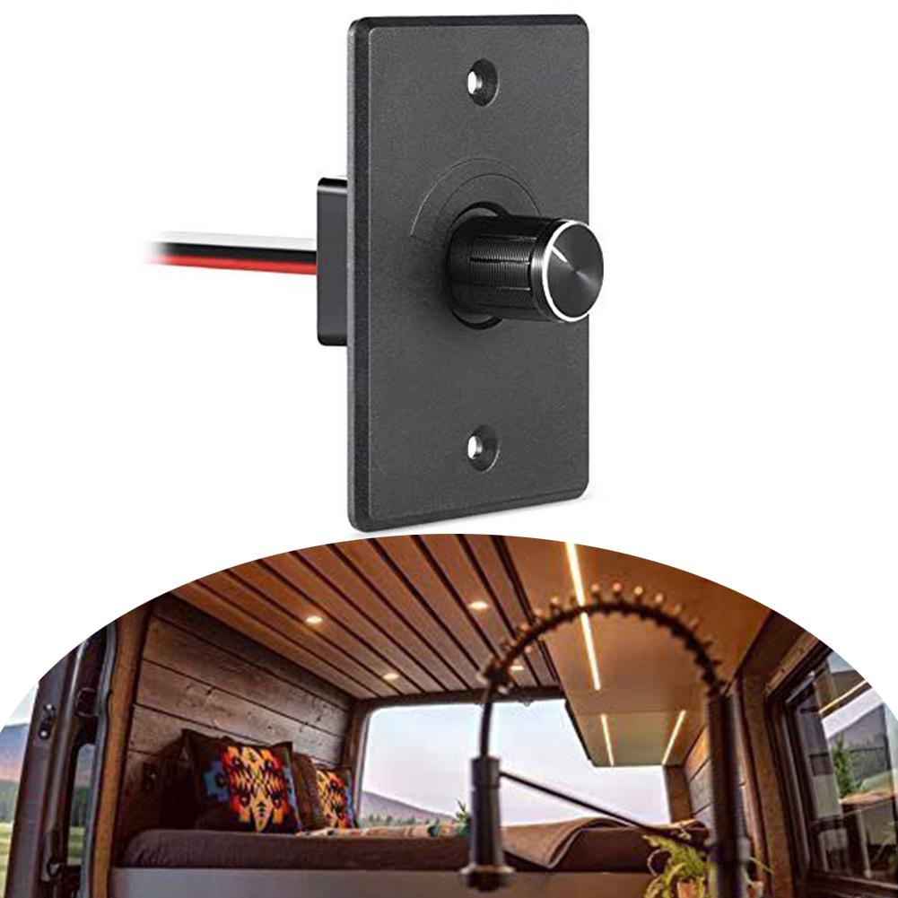 4 szt. Ściemniacz żarówki 12V Przełącznik ściemniacza Ściemniacz światła RV High Side Do przełącznika ściemniania PWM Do łodzi Kampera Części wyposażenia elektrycznego