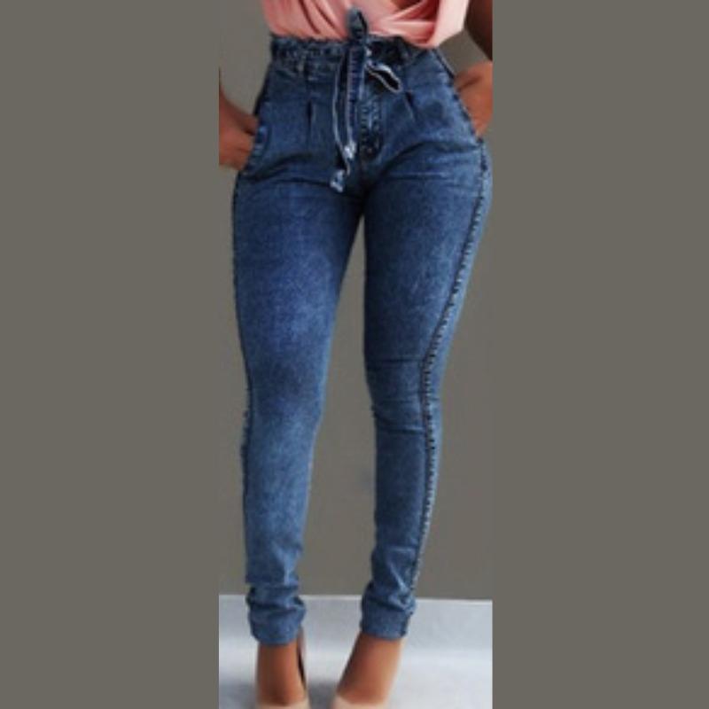 Summer Streetwear Plus-size Trendy Cotton Women's Jeans Are Trendy