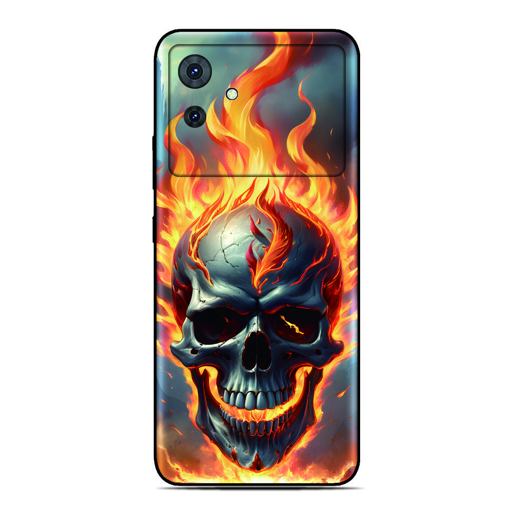 

Flame Skull Phone Case For Blackview Wave 9C 8C 6C Shark 9 Color 8 Oscal C80 C70 C60 C30 C20 Pro Flat 2 1C 2C Tiger 13 12 Cover Oscal Tiger 10