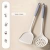 Wutuo Gray-White Silicone Cooking Utensil Set