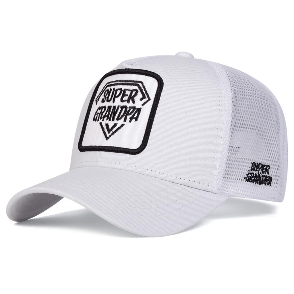 1Piece Unisex Letter Embroidery Stitched Stitching Baseball Cap Mesh Hat Outdoor Adjustable Sunscreen Leisure Hat Spring Autumn Travel Vacation