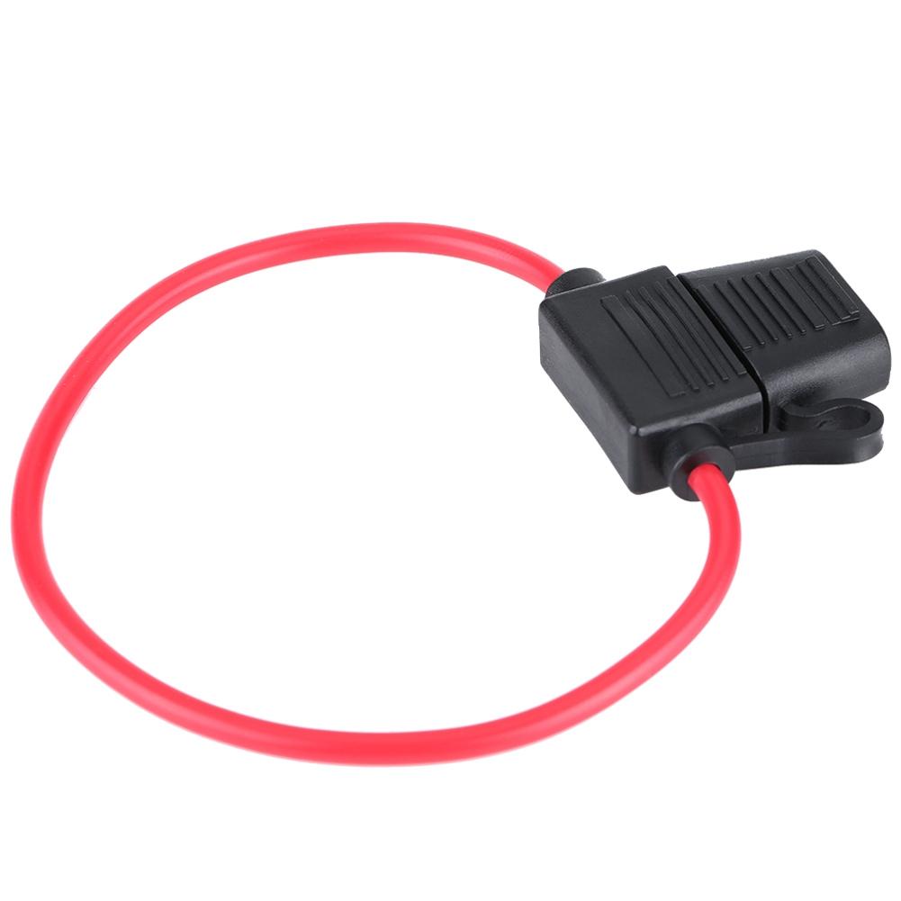 12V 40A Standard Blade Line   Holder, 10Pcs, Waterproof and Moisture-proof, sy Installation for Car Bike