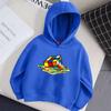 Children's Autumn Hoodie Rubik's Cube Pattern Hoodie, Magic Cube Printed Fashion Versatile Style Girls' Top