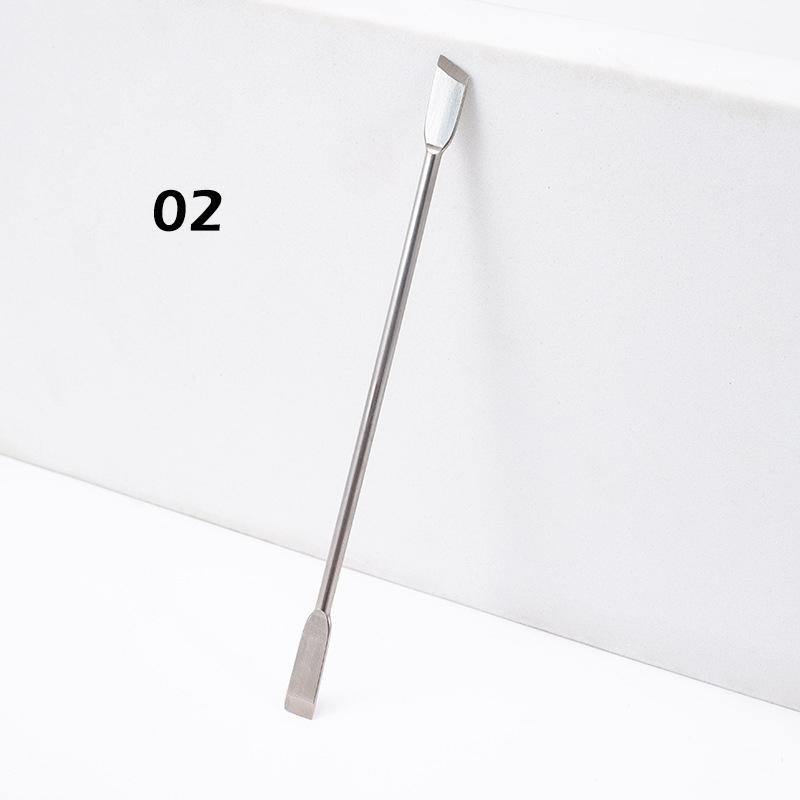 

1 шт. Двусторонний толкатель для кутикулы, маникюрные инструменты из нержавеющей стали, средство для удаления омертвевшей кожи для кутикулы, ножницы для педикюра