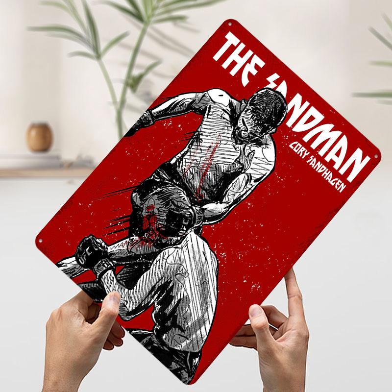 Cory Sandhagen Printed Poster Customized Wall Art Retro Vintage Metal Tin Signs for Room House Modern Home Decoration Ornaments