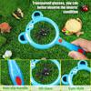 Cartoon Cute Hand Lens Magnifier Magnifying Glasses Kids Party School Class Reading Outdoor Observation Exploration Science Toys