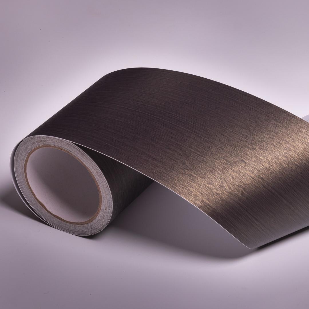 

1PC 5mx8cm Thickened Brushed Imitation Metal Sticker Self-adhesive Skirting Line Wall Sticker Door Frame Renovation Decoration S 5m