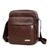 Men's Retro Crossbody Shoulder Bag Large Capacity Lightweight Business Messenger Bag for Travel Trip