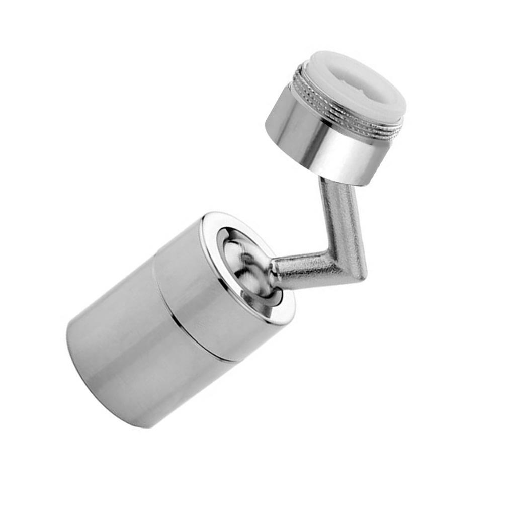 

720 degrees Rotating Water Tap Kitchen Laundry Room Adjustable Splash Proof Metal Water Faucet