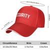 Security Adjustable Baseball Cap Unisex Sandwich Dad Hat Golf Hat