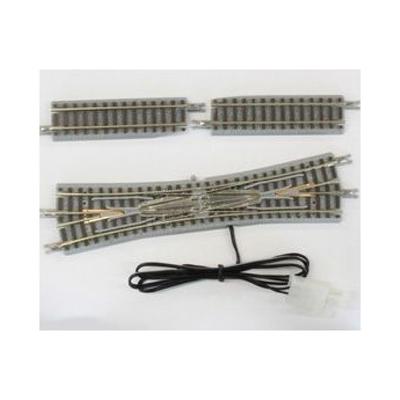 Rokuhan Z Gauge R034 Double Slip Point Rail (Left Diverging) + Cut Rail for Model Train Layouts