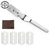  Bread Lame Cutter with Leather Bag 5 Blades French Bread Scorer Dough Scoring Tools Slashing Tool for Sourdough Bread Bakers