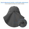 Outdoor Fishing Hat Sun Protection Hat Adjustable Mesh Fishing Hat with Neck Protection Safari Hiking Cap for Climbing Hiking