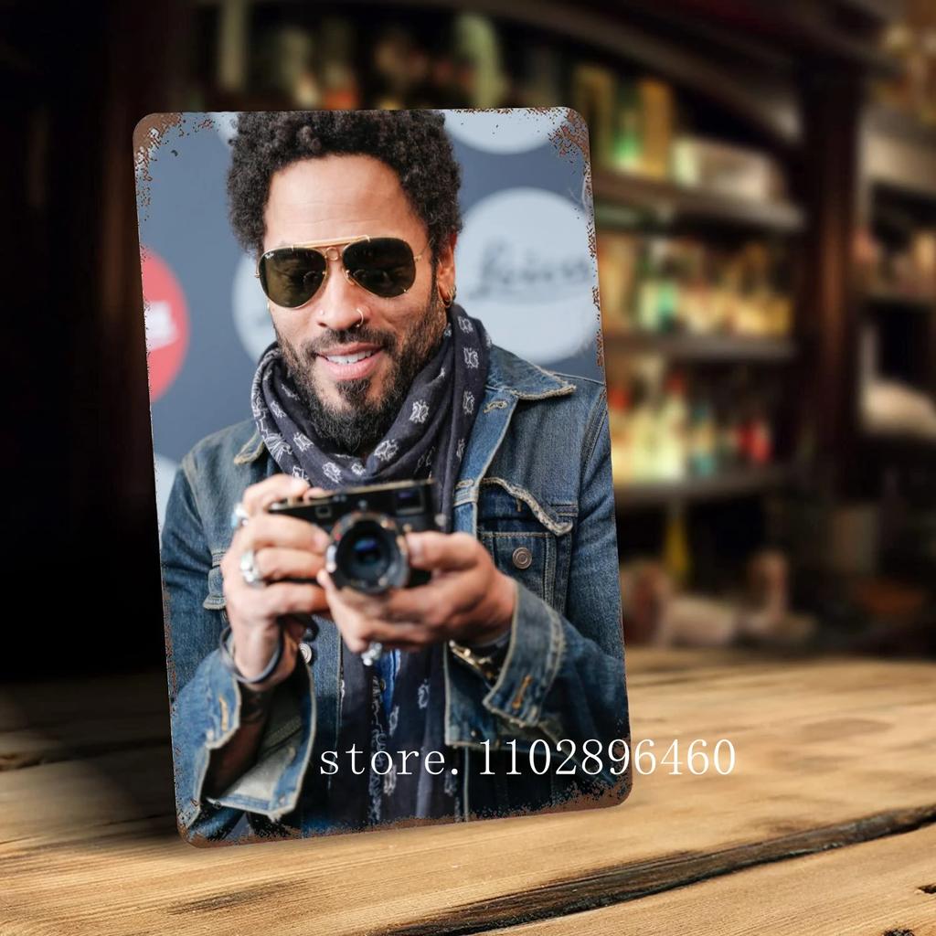 Lenny kravitz Kovové plakety a cedule nástěnná dekorace Vintage plechové cedule Captain Kovový plakát Dekorace pro Bar Pub Klub Nástěnná dekorace