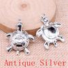 Turtle Shaped Charms Pendant For Bracelet Necklace Jewelry Making Craft Findings