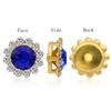 WTEMPO Random Sew-on Rhinestones Kit Sunflower Shaped Design Rhinestones for DIY Sewing & Jewelry Crafts & Clothes Shoes Belt Accessories