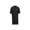Originals Adicolor Back Logo Casual Home Sports Round Neck Short Sleeve Dress Women Dresses Black HC2052
