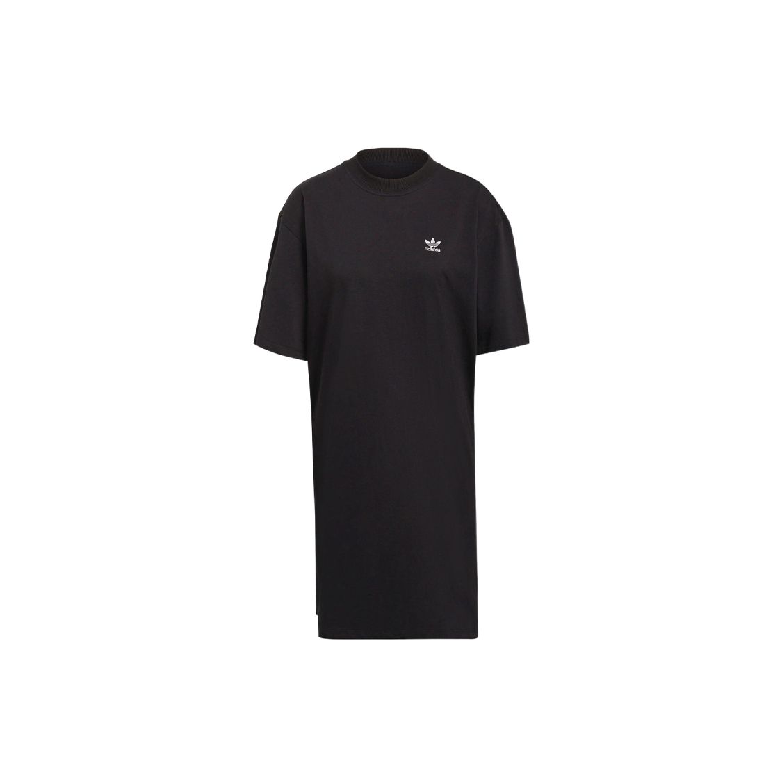 

Adidas Originals Adicolor Back Logo Casual Home Sports Round Neck Short Sleeve Dress Women dresses Black HC2052 34