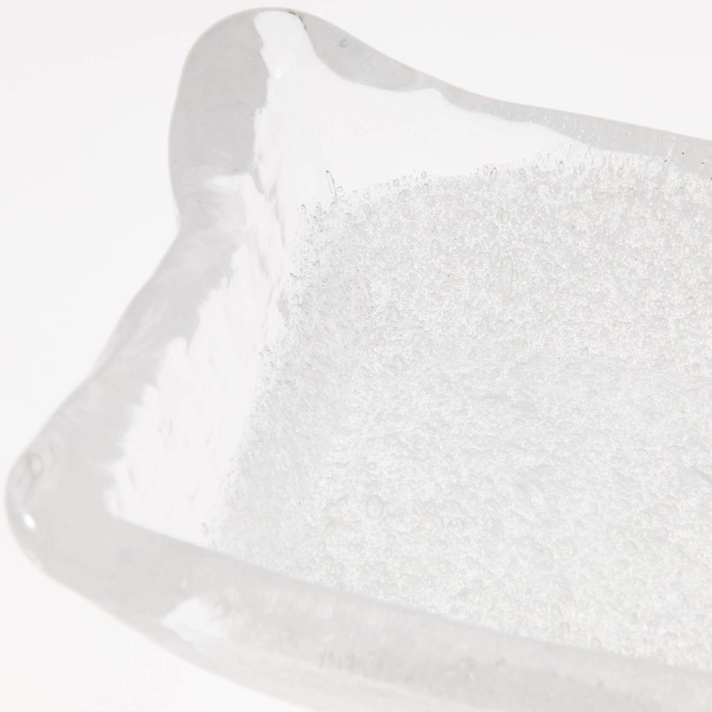 Toyo Sasaki Glass Japanese Tableware Set of 5 Long Choko Made in Includes Small Soy Sauce Small Square Deep Glass YA41 Plates, Japan, Bowl, Dish,