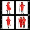Cosplay Devil Kids Halloween Girls Costume Cute Devil 140cm [APOSITV]