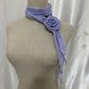 26 Colors Decorative Headscarf Solid  Pink Rose Knitted Scarf Shawl Shawl Flower Sunscreen Headscarf Ladies Office Scarf