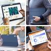New Tri-fold Soft TPU PU Leather Tablet Case for iPad 10.9" 2022 - Lightweight Folio Stand with Pencil Holder-Auto Sleep/Wake