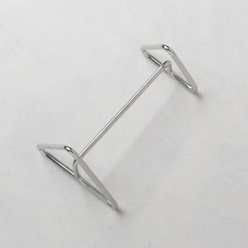 Stainless Steel Toothbrush Holder 5x10x7.5cm Silver