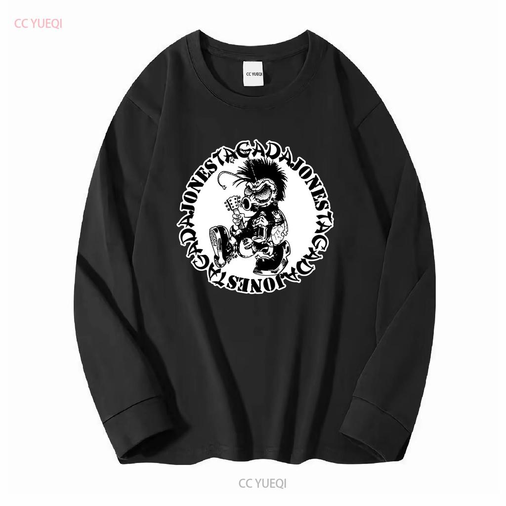 TAGADA JONES T Shirt Band Hardcore Anarcho Punk Rock Long or Short Sleeves Vintage Washed Comfortable Unisex Homme Soft