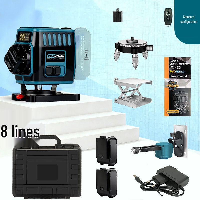 Cross New 16-Line Multifunctional Rotating Laser Level with Infrared Technology