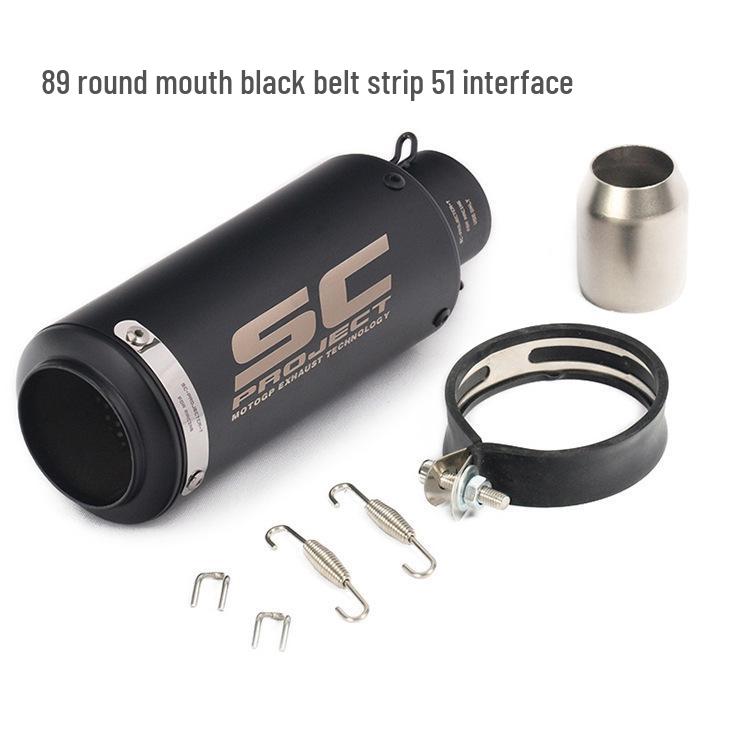 Universal SC Street Motorcycle Exhaust Tailpipe for Yamaha, Kawasaki, Honda