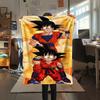 Coperta in Flanella con Stampa Personaggi Dragon Ball, Alta qualità Confortevole per Tutte le Stagioni, Arredamento per la Casa, Calore e Comfort, Perfetta per Regali di Natale