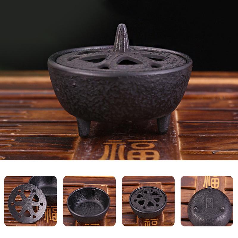 1pz Portaincenso Decorativo Ottone Supporto per Bastoncino Incenso Ghisa Bruciatore per Incenso