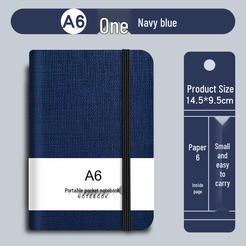 Frischer Stil A6 A7 Tasche Effizienzplaner – Leichtes Kunstledernotizbuch