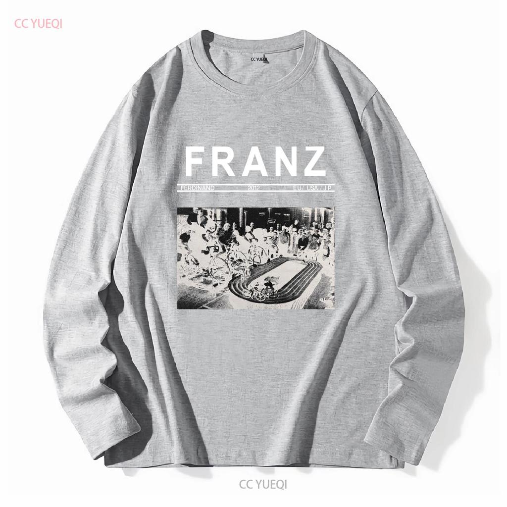 FRANZ FERDINAND 2012 Offizielles MEGA SELTENES EU USA JP T-Shirt Größe Medium Vintage Gewaschen Stilvoll homme Unisex Gestreckt Bequem