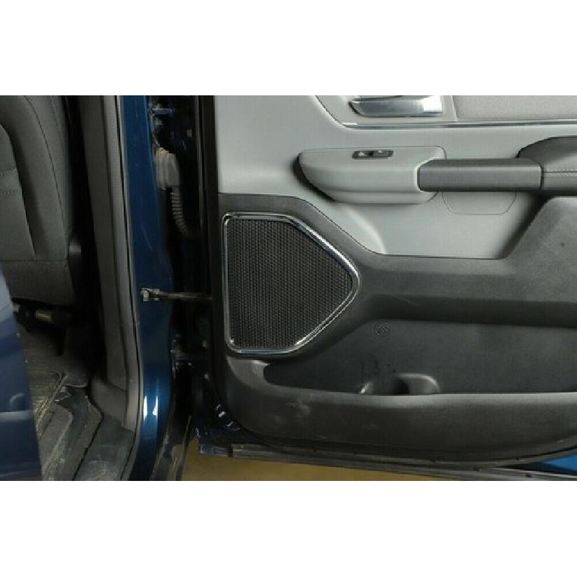 Chrom Innentür Lautsprecher Zierabdeckung Blenden Für Dodge Ram 1500 2018+ Zubehör