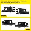 2X Black Interior Door Handles For 2005-2010 Kia Sportage LH RH Side Plastic EXV