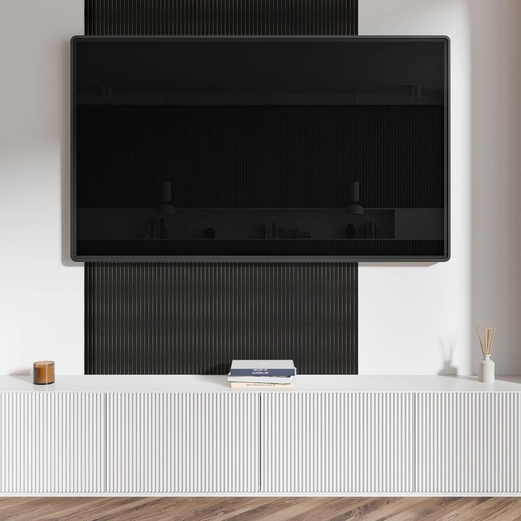 Panel Winylowy Samoprzylepny Idealny Do Wnętrz Nowoczesnych 100X50 Cm Pionowe Linie W Rytmie