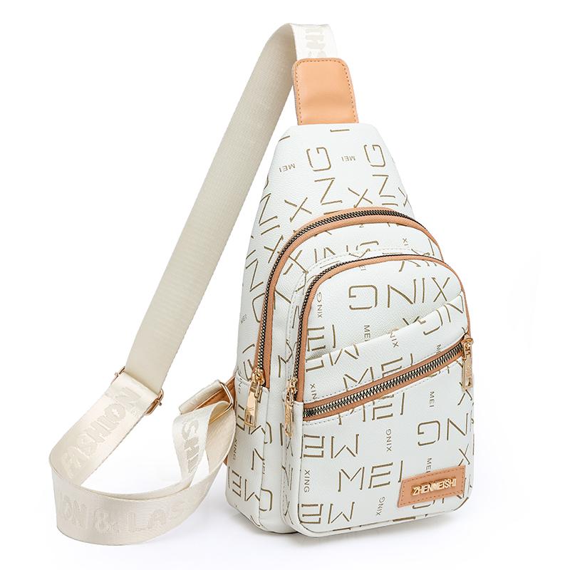 

Women Bag fashion Chest Bags for Women Ladies Sling Pack Chest Pack PU Leather Crossbody Bag Short Trip Shoulder Bags Luxury 18cm7cm30cm