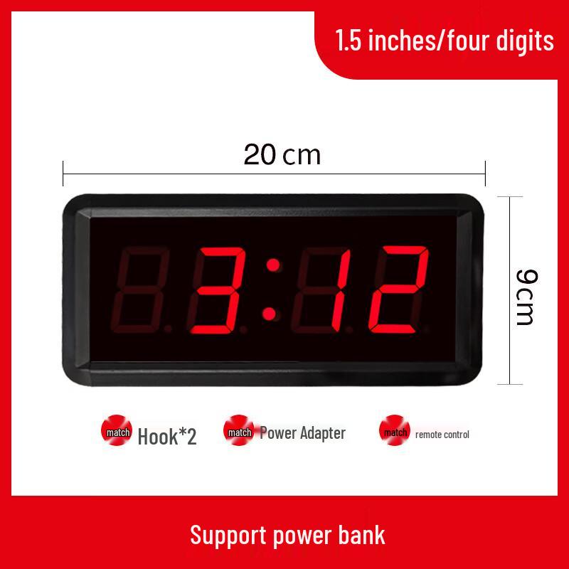 

Zhihuixing J56 Digital Timer 1.5-inch 4-digit